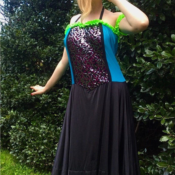 Can Can Contemporary Dance Costume - Picture 6 of 8
